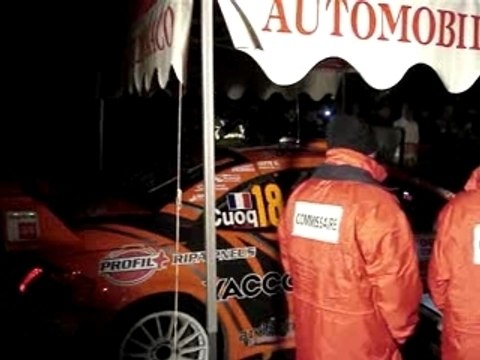 Monte Carlo 2008 depart Jean Marie Cuoq ES1