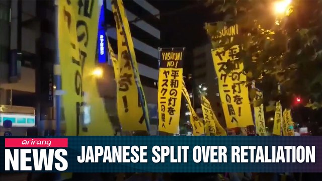 Anti-economic retaliation vs pro-Abe stance on S. Korea splits Japan