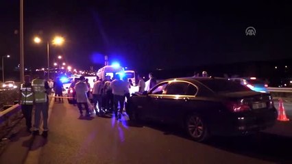 Otoyolda milletvekilinin çarptığı yaya öldü