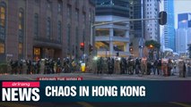 Hong Kong protesters clash with police in guerilla-style rallies
