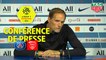 Conférence de presse Paris Saint-Germain - Nîmes Olympique (3-0) : Thomas TUCHEL (PARIS) - Bernard BLAQUART (NIMES) / 2019-20