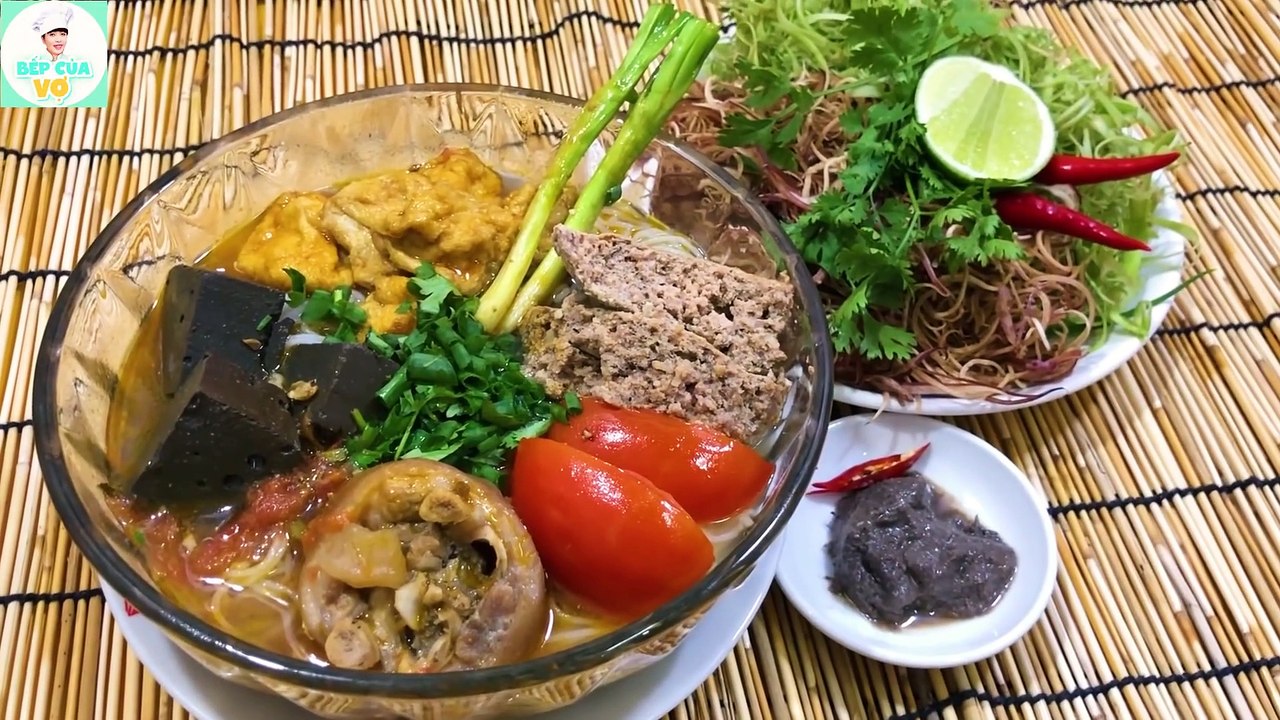 Cách nấu bún riêu đúng vị, thơm ngon
