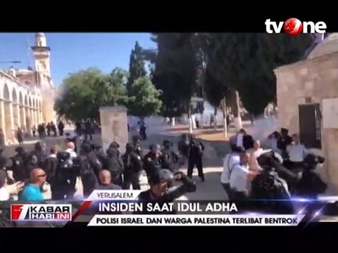 Usai Salat Id, Polisi Israel Bentrok dengan Warga Palestina
