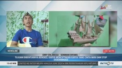 Erry, Seniman Difabel Peduli Sesama yang Dirikan 'Bengkel Karya'