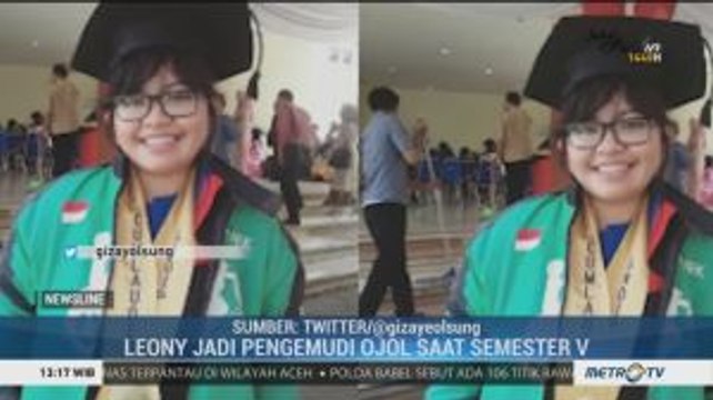 Pengemudi Ojol Ini Lulus Cum Laude di Undip
