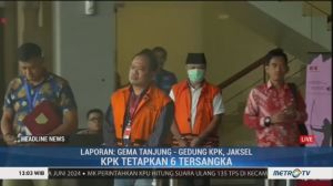 6 Tersangka Kasus Suap Impor Bawang Ditahan 20 Hari ke Depan