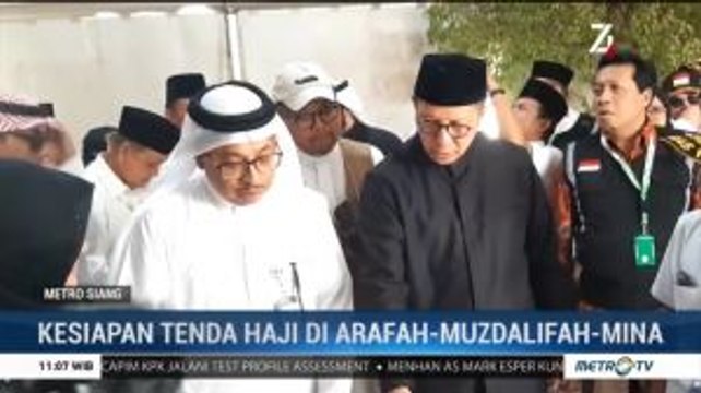 Amirul Hajj Cek Kesiapan Tenda Jemaah Haji di Armuzna