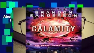 About For Books  Calamity (Reckoners)  For Kindle