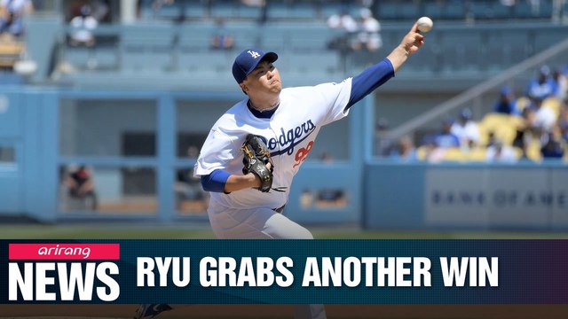 LA Dodgers' Ryu Hyun-jin grabs his 12th win of the season against Arizona Diamondbacks