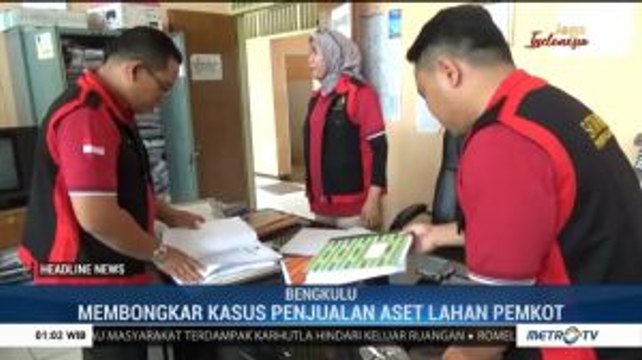 Kasus Jual Aset Lahan Pemkot, Kantor Walikota Bengkulu Digeledah