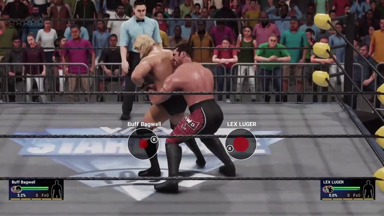 WCW2K19 Starrcade 97 Match 5 Buff Bagwell vs Lex Luger