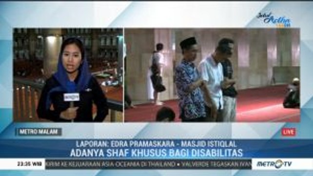 Idul Adha, Masjid Istiqlal Sediakan Saf untuk Penyandang Disabilitas