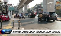 Hari Pertama Uji Coba Ganjil-Genap Diperluas