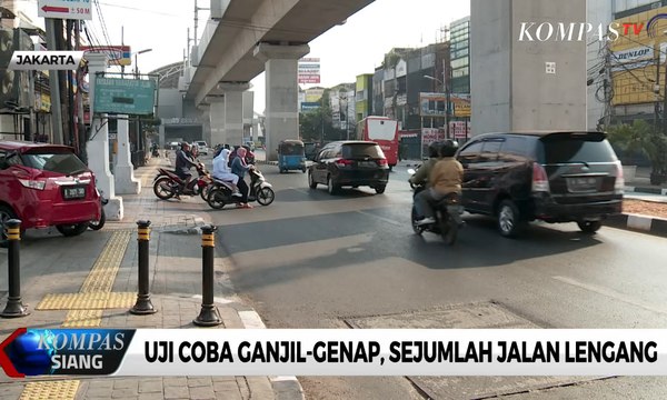Hari Pertama Uji Coba Ganjil-Genap Diperluas