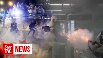Tension in HK remains high, police fires tear gas at protesters