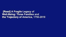 [Read] A Fragile Legacy of Well-Being: Three Families and the Trajectory of America, 1750-2019