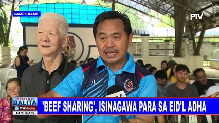 'Beef sharing', isinagawa para sa Eid'l Adha