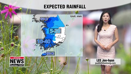 Showers in western regions due to Typhoon Lekima  081219