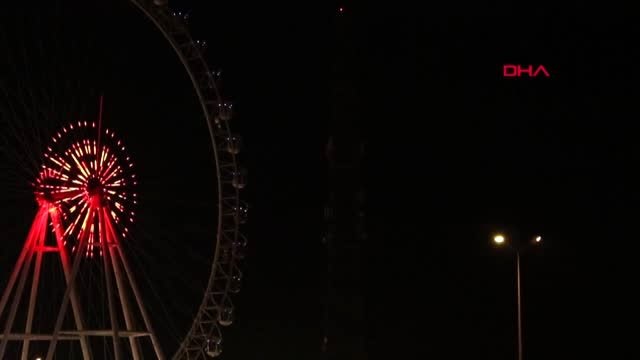 ANTALYA TÜRKİYE'NİN EN BÜYÜK DÖNME DOLABI ANTALYA'NIN KALBİ AÇILDI