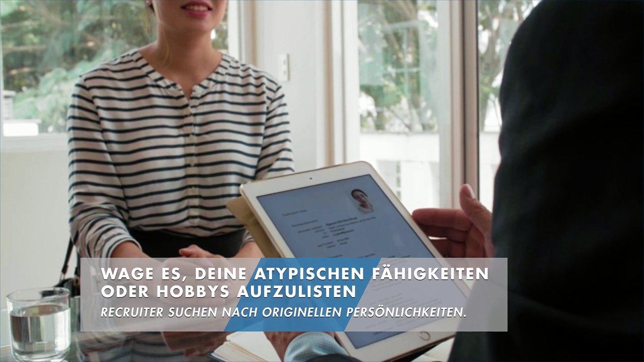 Tipps für einen guten Lebenslauf