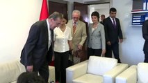 Siyasi partilerde bayramlaşma - DSP heyeti CHP'yi ziyaret etti