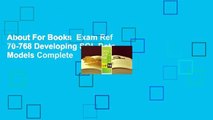 About For Books  Exam Ref 70-768 Developing SQL Data Models Complete