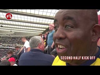 Newcastle 0-1 Arsenal Match Day Vlog | WET, WET, WIN!!!