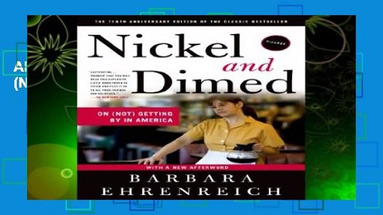 About For Books  Nickel and Dimed: On (Not) Getting by in America  For Kindle