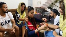 Hina Khan celebrates Rakhi with Rocky Jaiswal & family; Check out | FilmiBeat