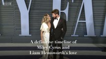 A Definitive Timeline of Miley Cyrus and Liam Hemsworth's Relationship