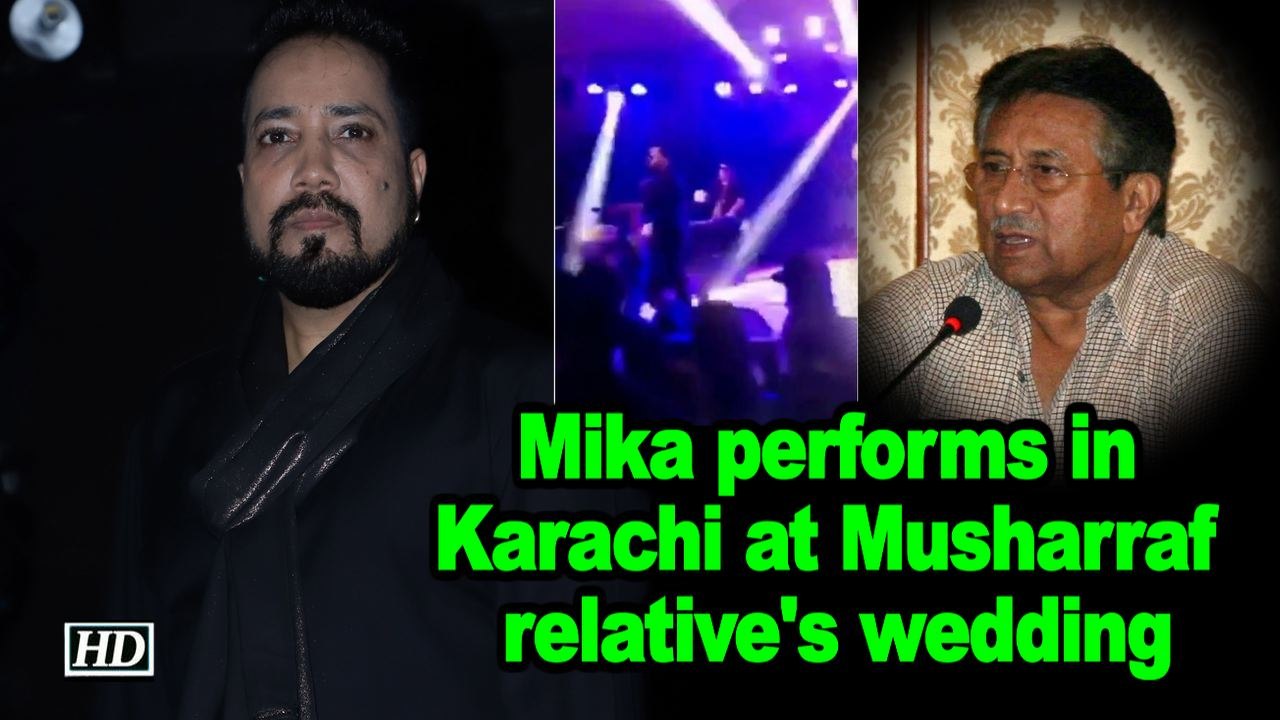 Mika performs in Karachi at Musharraf relative'...