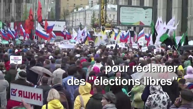 Record de mobilisation en Russie : près de 50.000 manifestants demandent des élections libres