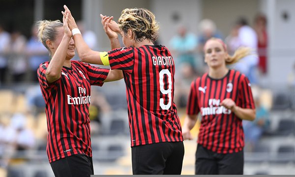 Giacinti-gol, il Milan di Ganz vince subito