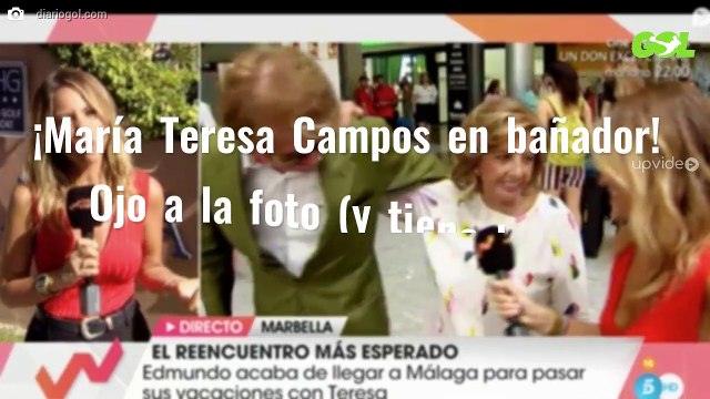 ¡María Teresa Campos en bañador! Ojo a la foto (y tiene horas)