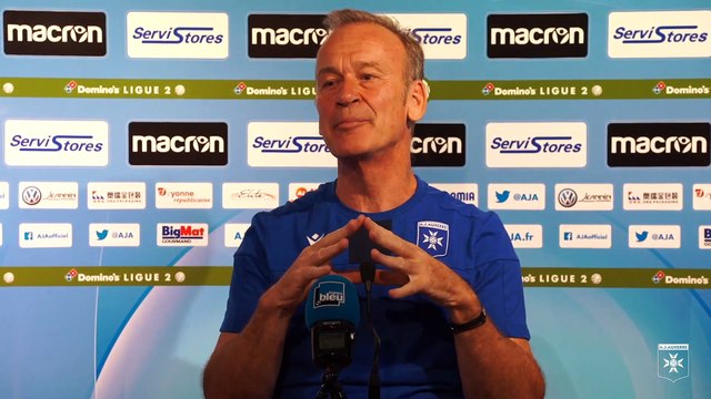 Coupe de la Ligue : La conférence de presse de Jean-Marc Furlan avant AJA-Beziers