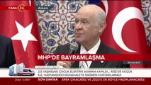 MHP lideri Bahçeli konuşma yapıyor