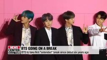 BTS to take 'extended' break for the first time since debut