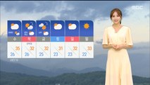 [날씨] 다시 전국 폭염…내일 내륙 곳곳 오후 소나기