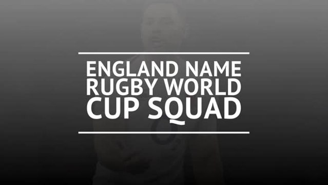 England name Rugby World Cup squad