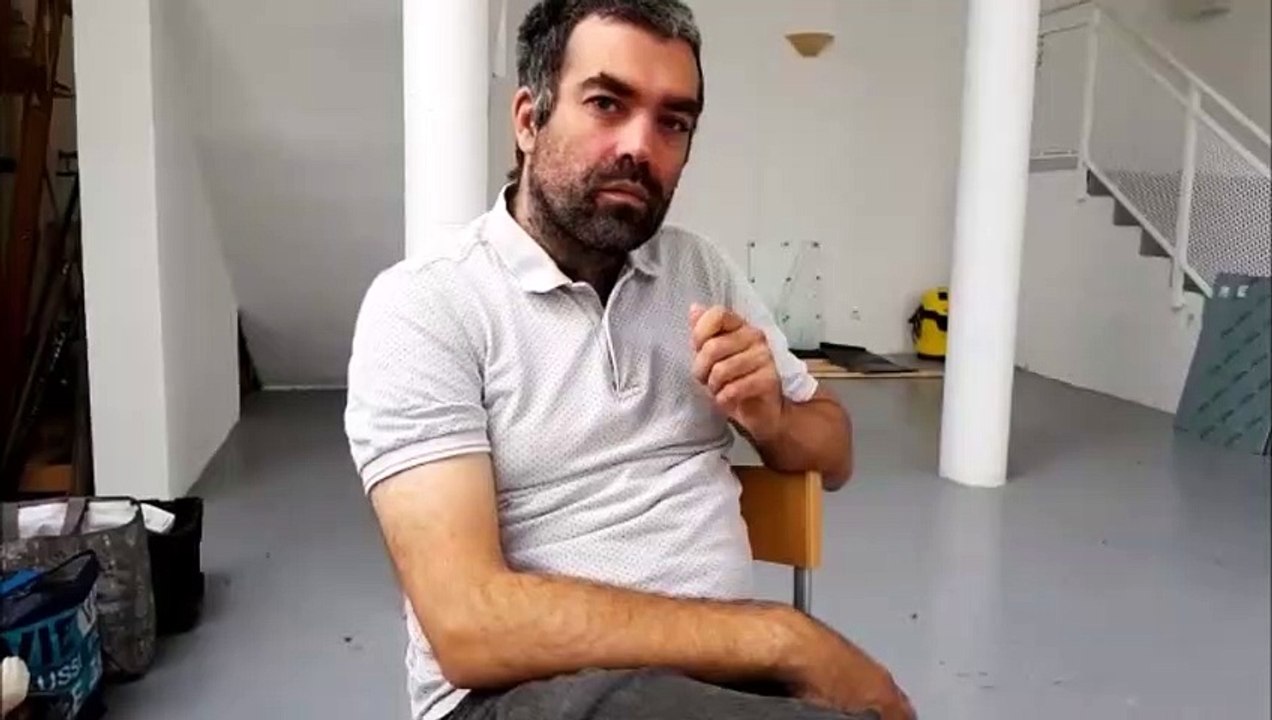 L'artiste Nicolas Daubanes est accueilli  au sein de l'atelier de Lindre-basse près de Dieuze