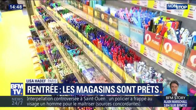 Rentrée: cartables, cahiers, stylos...les magasins sont prêts