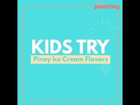 KIDS TRY Pinoy Ice Cream Flavors