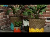 DIY: Painted Planter Baskets