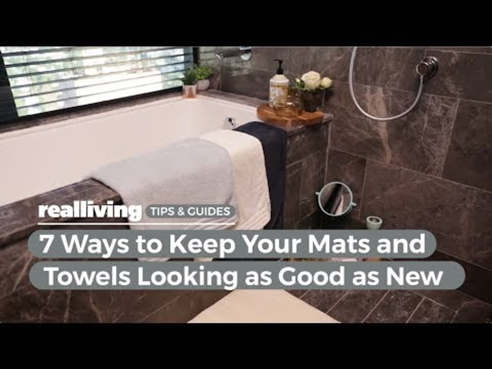 7 Ways to Keep Your Bath Mats and Towels Looking as Good as New