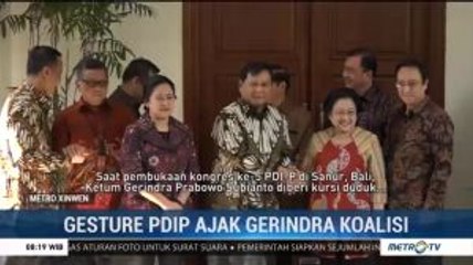 Gesture PDIP Ajak Gerindra Koalisi