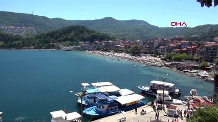 BARTIN Amasra'ya ziyaretçi akını