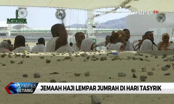 Liputan Haji 2019 - Jemaah Haji Lempar Jumrah di Hari Tasyrik