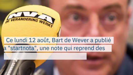 Coalition suédoise en Flandre ? La note de Bart De Wever