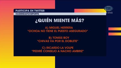 Agenda FS: Entre Herrera, Tomás Boy y La Volpe... ¿quién miente más?
