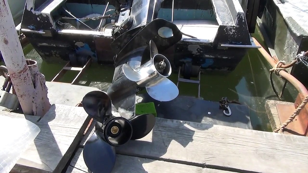 ТЕСТ лодочных ВИНТОВ на воде TEST boat PROPELLERS